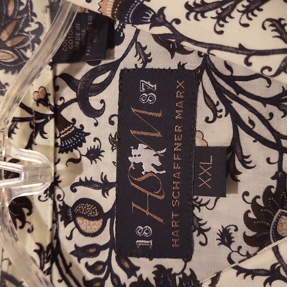 Hart Schaffner Marx men's shirt, XXL, print - Picture 3 of 5